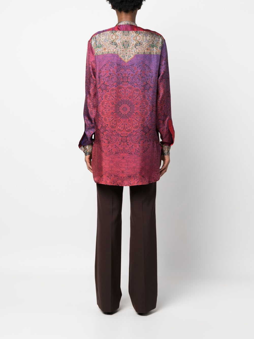 Pierre-Louis Mascia PRINTED SILK SHIRT Size S / US 4 / IT 40 - 5 Thumbnail