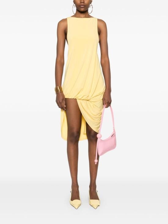 Jacquemus JACQUEMUS Women Short Skirts 251DR242 2381250 Yellow Size L / US 10 / IT 46 - 3 Thumbnail