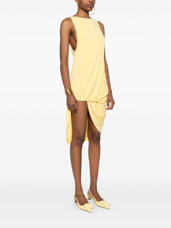 Jacquemus JACQUEMUS Women Short Skirts 251DR242 2381250 Yellow Size XS / US 0-2 / IT 36-38 - 5 Thumbnail