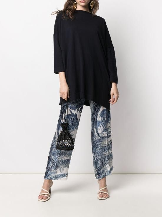 Daniela Gregis DANIELA GREGIS Women Sweater MB24P C36F Blue Size ONE SIZE - 2 Thumbnail