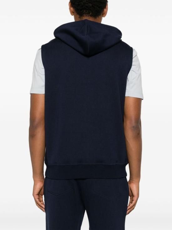 Brunello Cucinelli BRUNELLO CUCINELLI Women Hoodies MM8319079G C1265 Blue Size XXL / US 16-18 / IT 52-54 - 2 Thumbnail