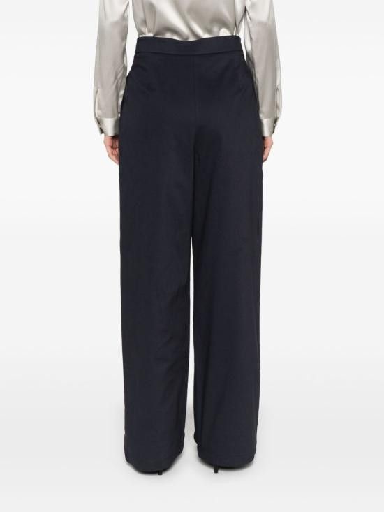 Emporio Armani EMPORIO ARMANI Women Straight Pants EW000760 AF12440UB115 Blue Size 26" / US 2 / IT 38 - 3 Thumbnail