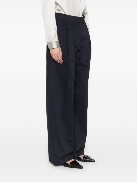 Emporio Armani EMPORIO ARMANI Women Straight Pants EW000760 AF12440UB115 Blue Size 28" / US 6 / IT 42 - 2 Thumbnail
