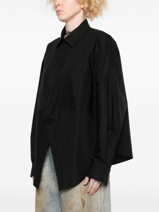 Balenciaga BALENCIAGA Women Shirts 814101 TNM601000 Black Size S / US 4 / IT 40 - 4 Thumbnail
