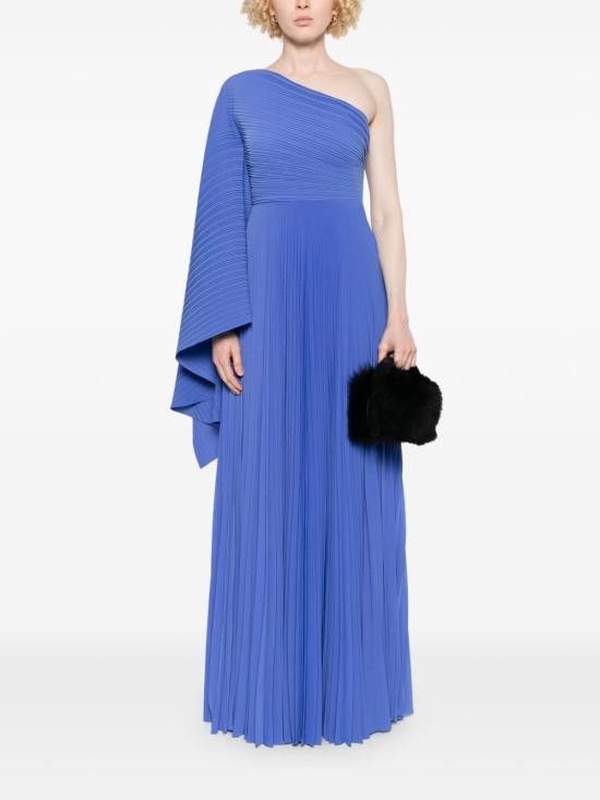 Solace London SOLACE LONDON Women Long Skirts OS43001 IRISBLUE Blue Size S / US 4 / IT 40 - 4 Thumbnail