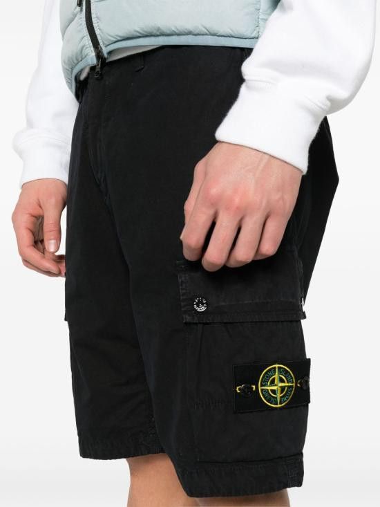 Stone Island STONE ISLAND Men Shorts K1S15L100011 S00WAV0120 Blue Size US 34 / EU 50 - 2 Thumbnail