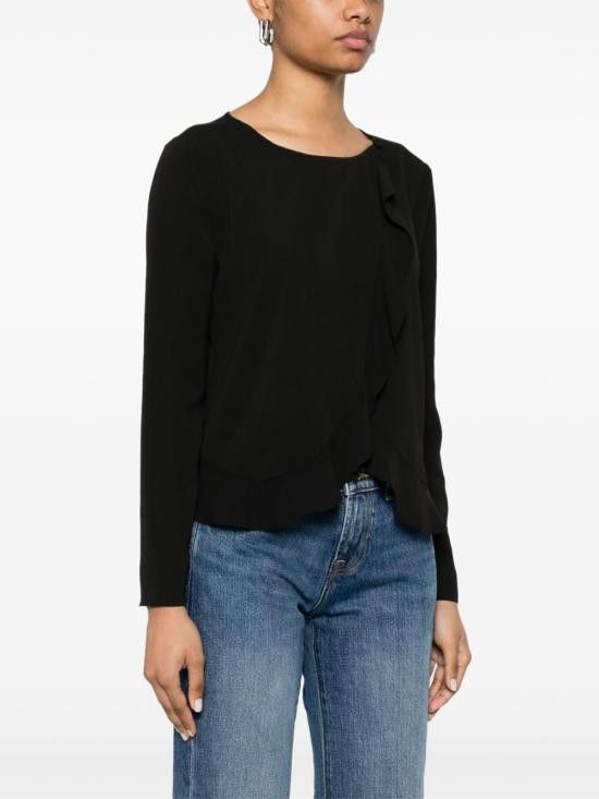 Emporio Armani EMPORIO ARMANI Women Jackets EW000837 AF12516UC001 Black Size L / US 10 / IT 46 - 4 Thumbnail