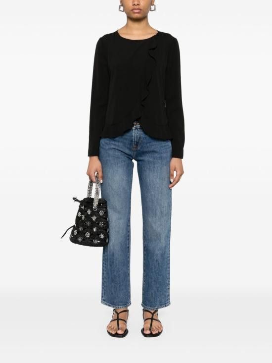 Emporio Armani EMPORIO ARMANI Women Jackets EW000837 AF12516UC001 Black Size L / US 10 / IT 46 - 5 Thumbnail