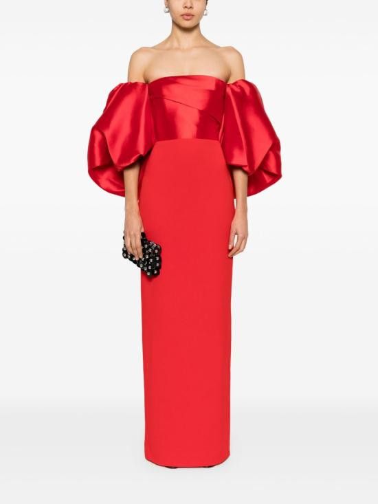 Solace London SOLACE LONDON Women Long Skirts OS43018 RED Red Size XS / US 0-2 / IT 36-38 - 4 Thumbnail