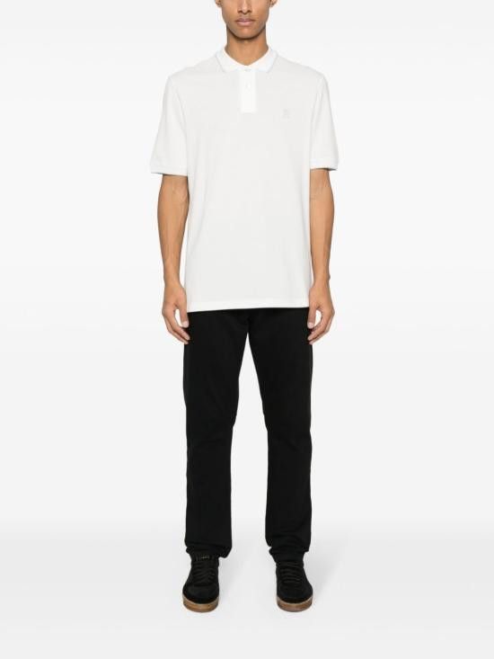 Brunello Cucinelli BRUNELLO CUCINELLI Men Polo Shirts ME8549779G CC984 White Size US M / EU 48-50 / 2 - 5 Thumbnail