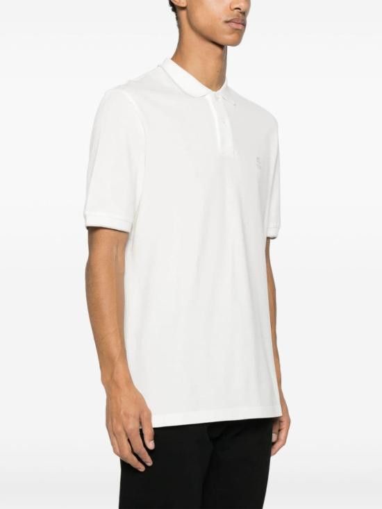 Brunello Cucinelli BRUNELLO CUCINELLI Men Polo Shirts ME8549779G CC984 White Size US M / EU 48-50 / 2 - 3 Thumbnail