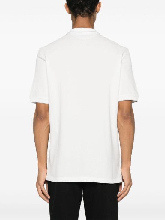 Brunello Cucinelli BRUNELLO CUCINELLI Men Polo Shirts ME8549779G CC984 White Size US M / EU 48-50 / 2 - 4 Thumbnail