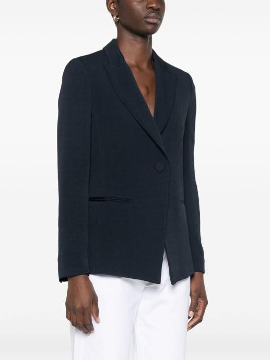 Emporio Armani EMPORIO ARMANI Women Jackets EW000979 TE12255OB003 Blue Size S / US 4 / IT 40 - 5 Thumbnail