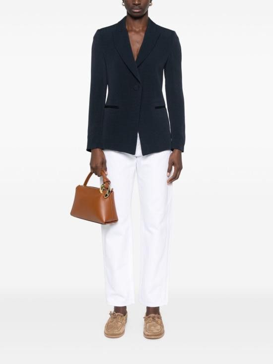 Emporio Armani EMPORIO ARMANI Women Jackets EW000979 TE12255OB003 Blue Size L / US 10 / IT 46 - 2 Thumbnail