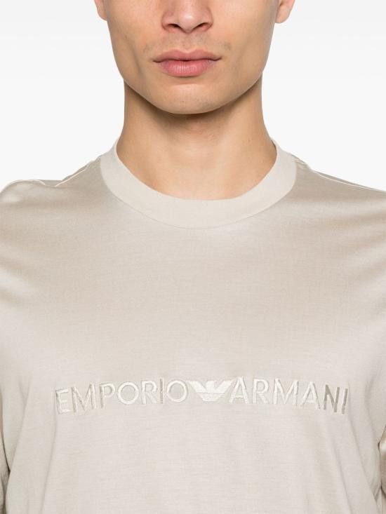Emporio Armani EMPORIO ARMANI Men T-Shirts EM001070 AF13747U1098 Beige Size US XXL / EU 58 / 5 - 3 Thumbnail