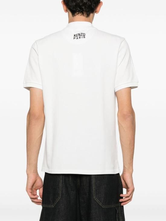 Kenzo KENZO Men Polo Shirts FF55PO543 4PU02 White Size US S / EU 44-46 / 1 - 2 Thumbnail