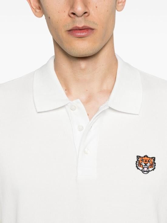 Kenzo KENZO Men Polo Shirts FF55PO543 4PU02 White Size US S / EU 44-46 / 1 - 3 Thumbnail