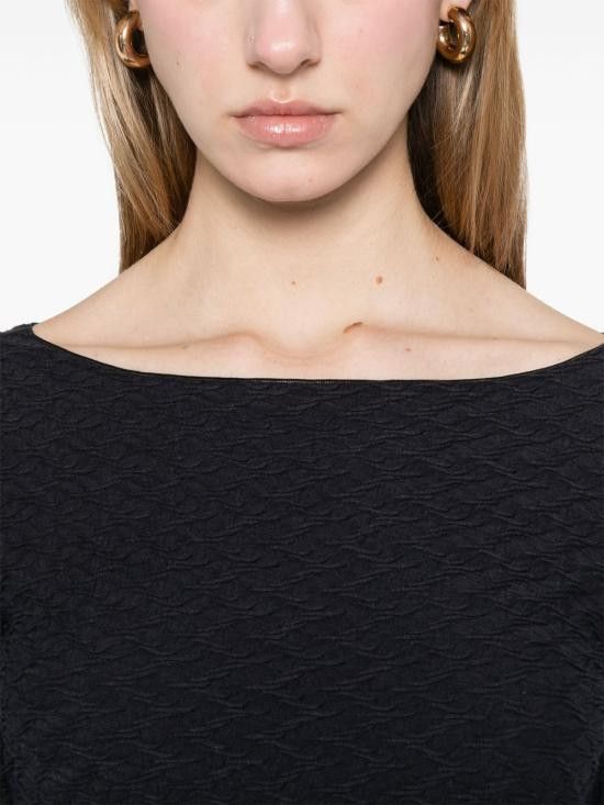 Emporio Armani EMPORIO ARMANI Women Sweater EW001400 AF12416UB115 Blue Size M / US 6-8 / IT 42-44 - 2 Thumbnail