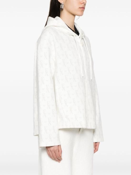 Emporio Armani EMPORIO ARMANI Women Hoodies EW001026 AF10002F0009 White Size M / US 6-8 / IT 42-44 - 2 Thumbnail