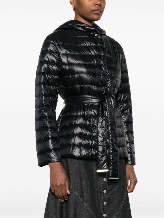 Herno HERNO Women Bubble Jackets PI002030D 12017Z9300 Black Size M / US 6-8 / IT 42-44 - 3 Thumbnail