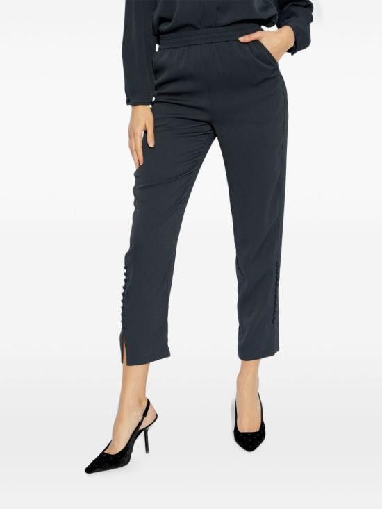 Emporio Armani EMPORIO ARMANI Women Straight Pants EW000864 AF12521UB081 Blue Size 32" / US 10 / IT 46 - 5 Thumbnail