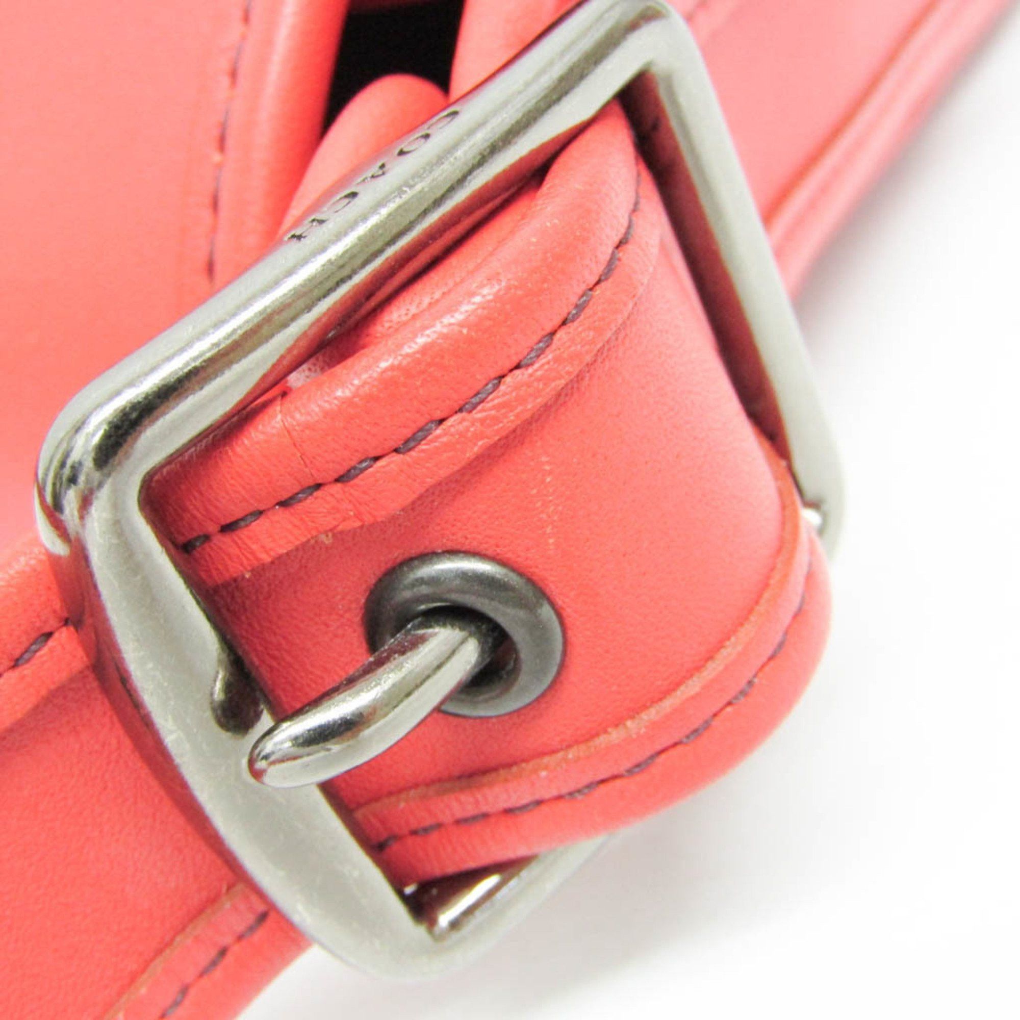 Coach Coach 75TH ANNIVERSARY Limited Edition F38247 Women's Leather Shoulder Bag Pink Orange Size ONE SIZE - 12 Thumbnail