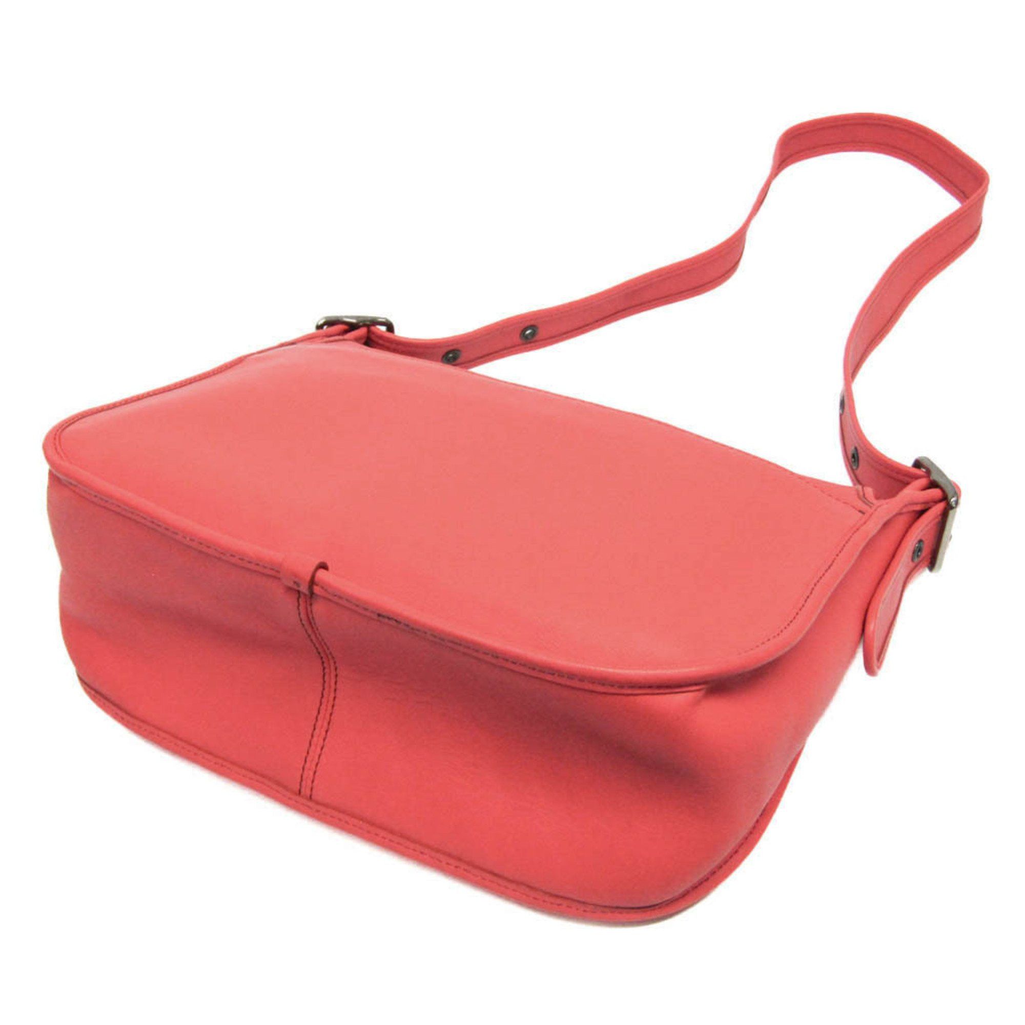 Coach Coach 75TH ANNIVERSARY Limited Edition F38247 Women's Leather Shoulder Bag Pink Orange Size ONE SIZE - 2 Thumbnail