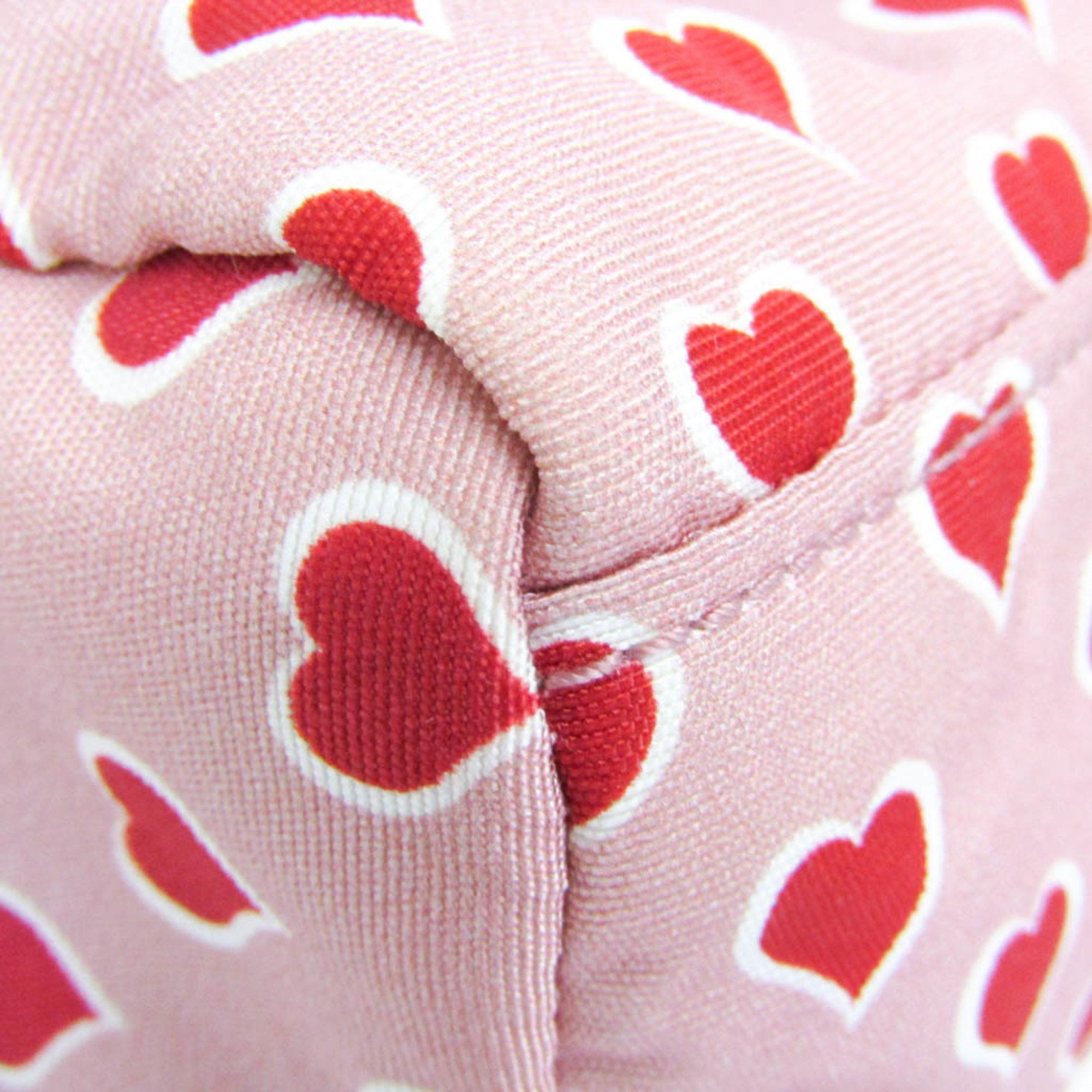 Miu Miu Miu Miu Heart 5NE457 Women's Nylon Pouch Pink,Red Color,White Size ONE SIZE - 6 Thumbnail