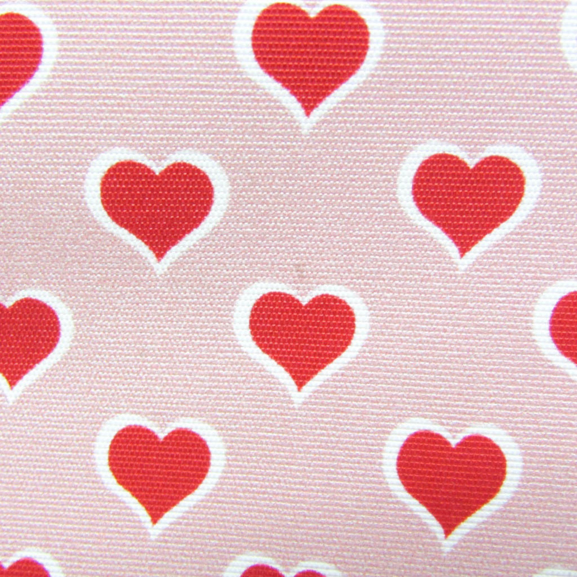 Miu Miu Miu Miu Heart 5NE457 Women's Nylon Pouch Pink,Red Color,White Size ONE SIZE - 8 Thumbnail