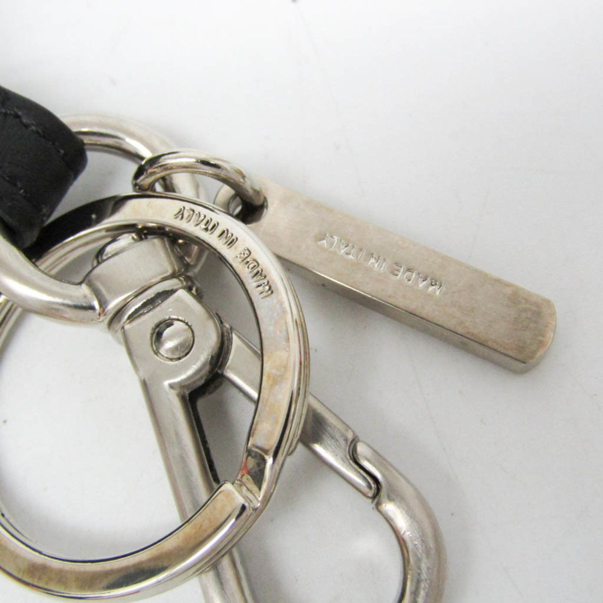 Fendi Fendi Selleria Key Ring 7AR471 Men,Women Leather Pouch Black Size ONE SIZE - 10 Thumbnail