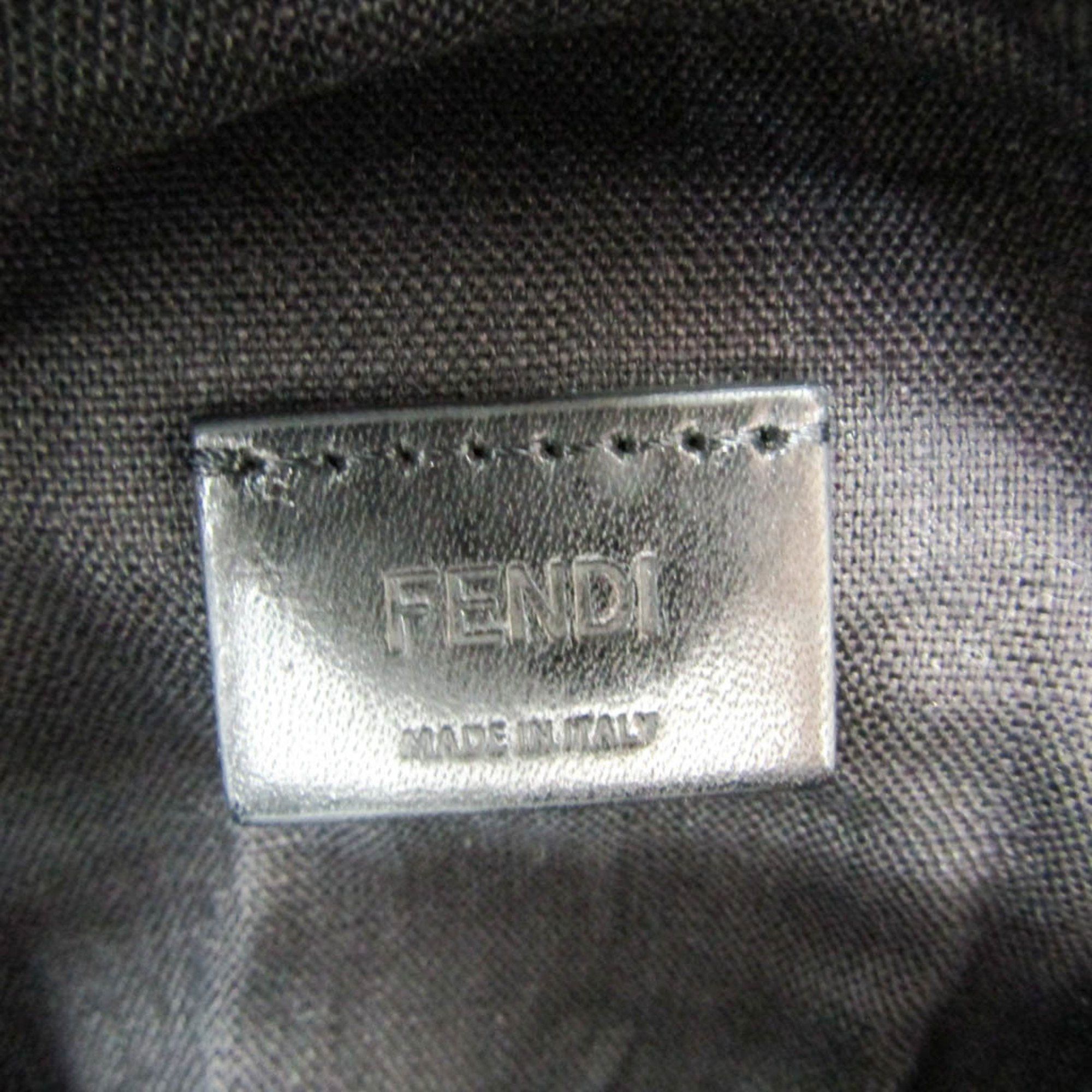 Fendi Fendi Selleria Key Ring 7AR471 Men,Women Leather Pouch Black Size ONE SIZE - 11 Thumbnail
