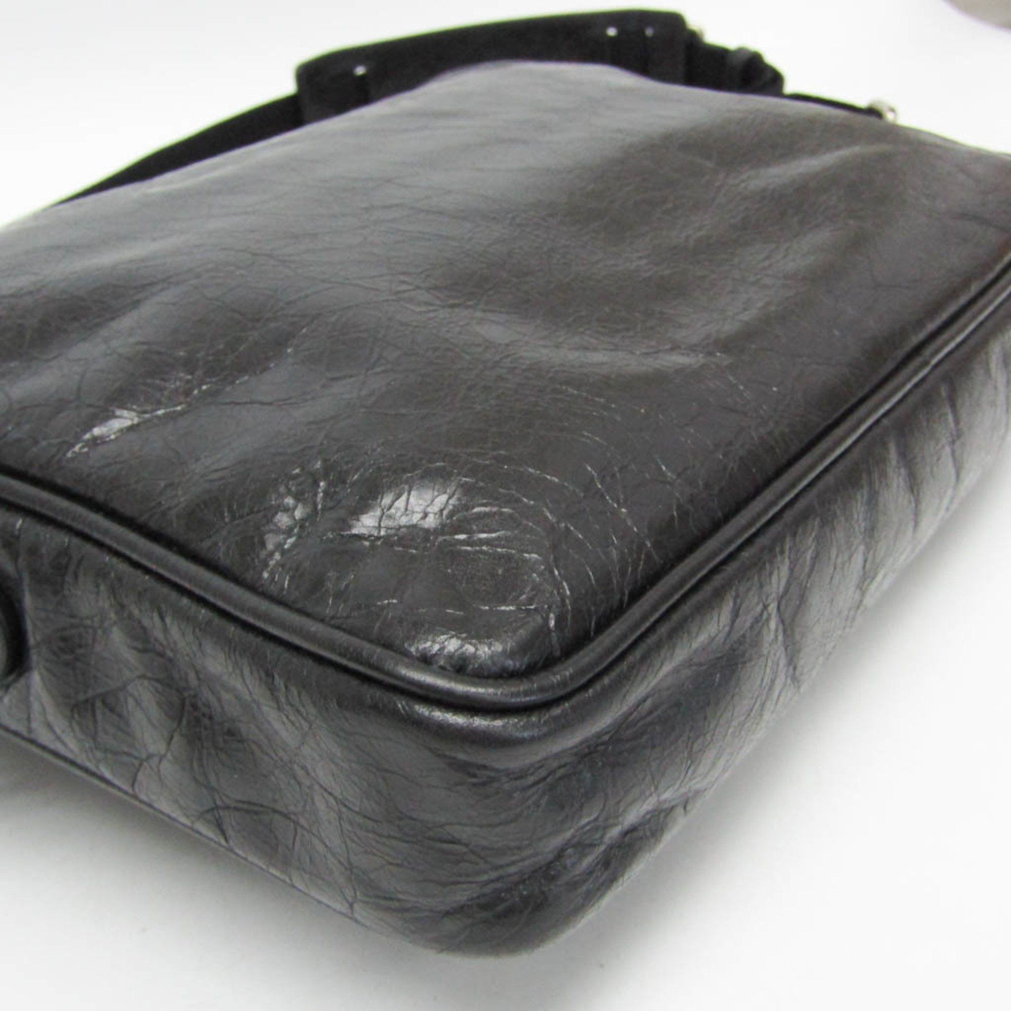 Gucci Gucci Messenger Bag 574760 Women's Leather Shoulder Bag Black Size ONE SIZE - 6 Thumbnail