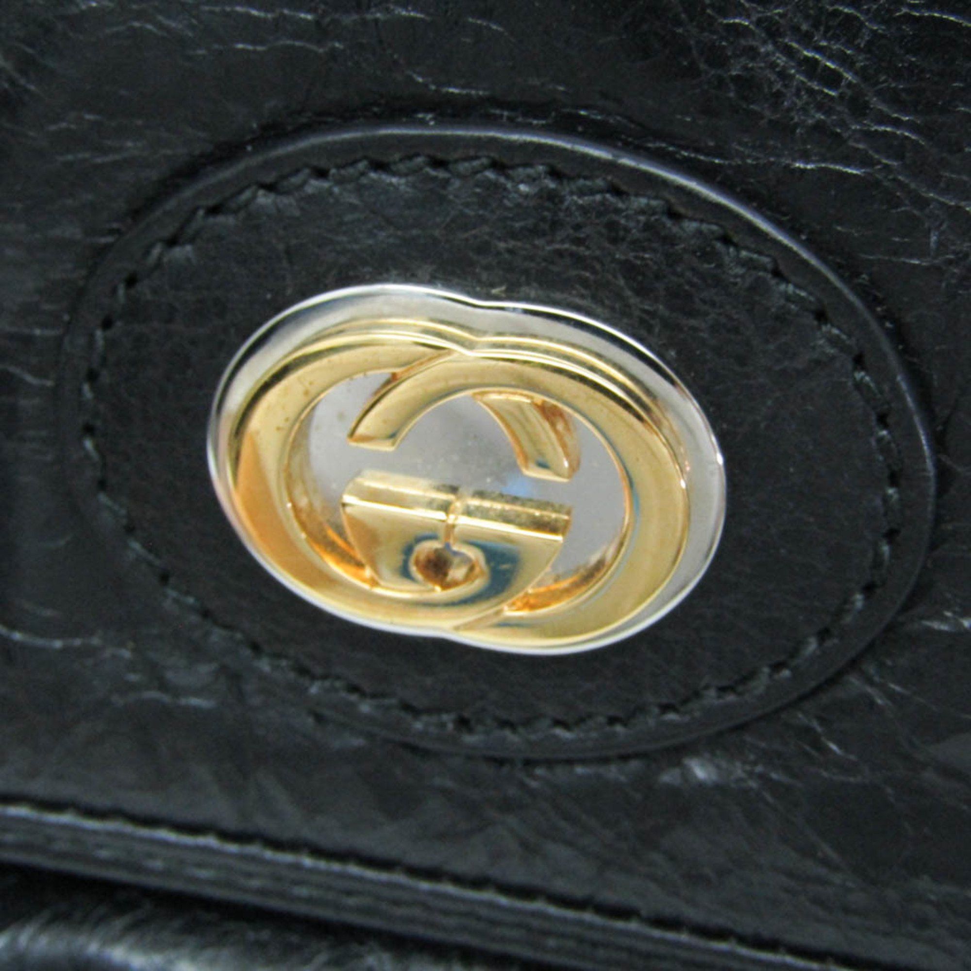 Gucci Gucci Messenger Bag 574760 Women's Leather Shoulder Bag Black Size ONE SIZE - 8 Thumbnail