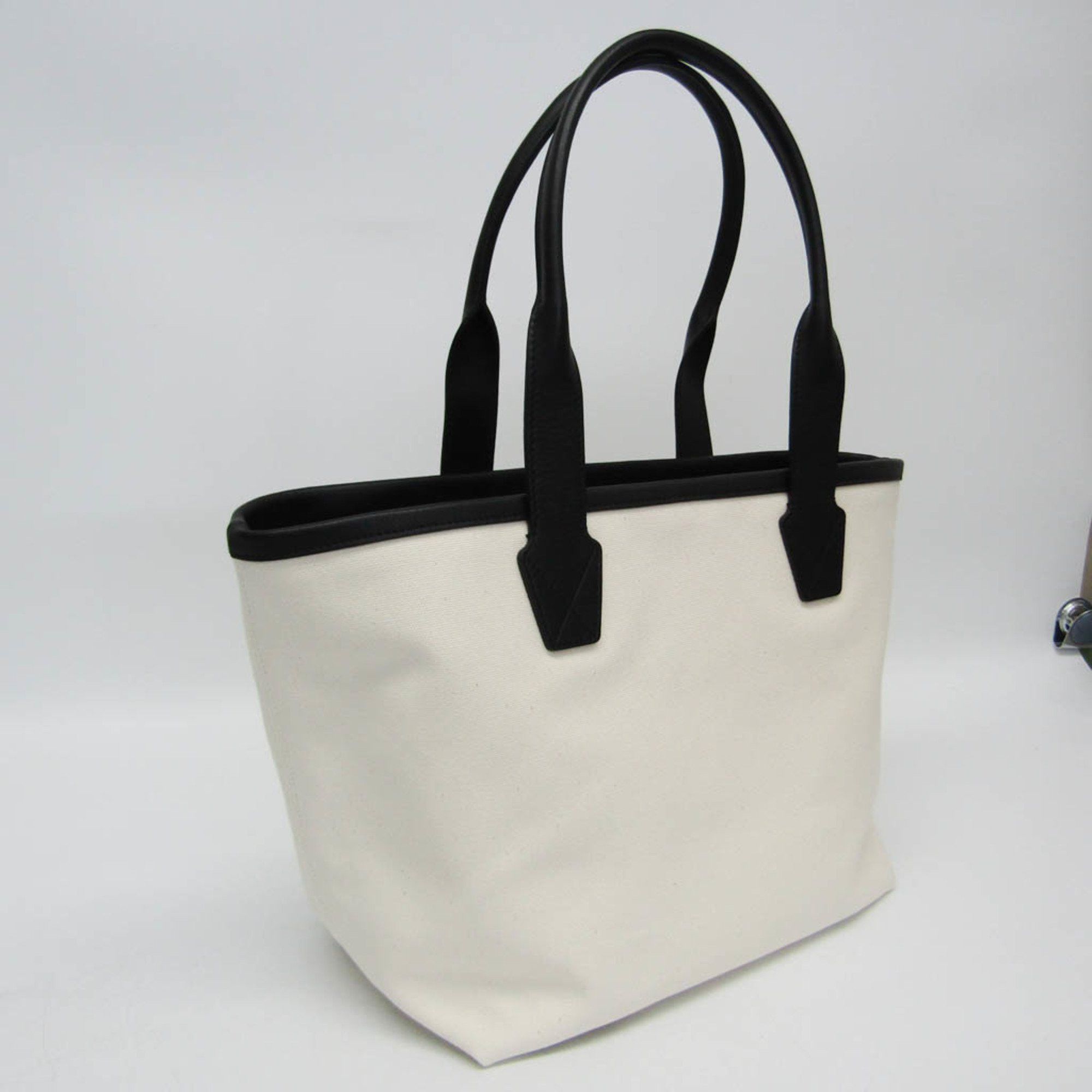 Balenciaga Balenciaga Jumbo Small 692068 Women,Men Canvas,Leather Tote Bag Black,Off-white Size ONE SIZE - 6 Thumbnail
