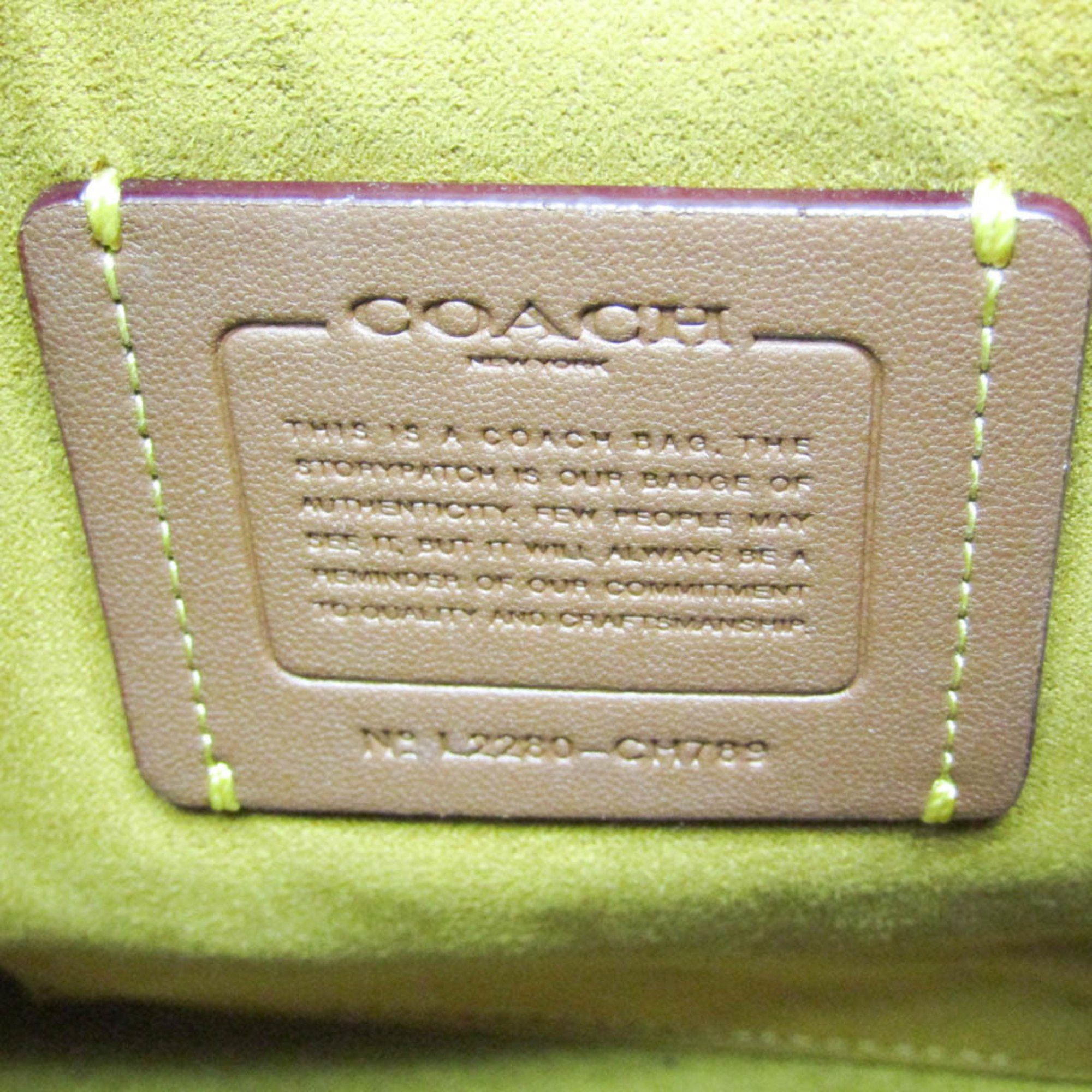 Coach Coach Leah Backpack 21 Women's Leather Backpack Yellow Size ONE SIZE - 13 Thumbnail