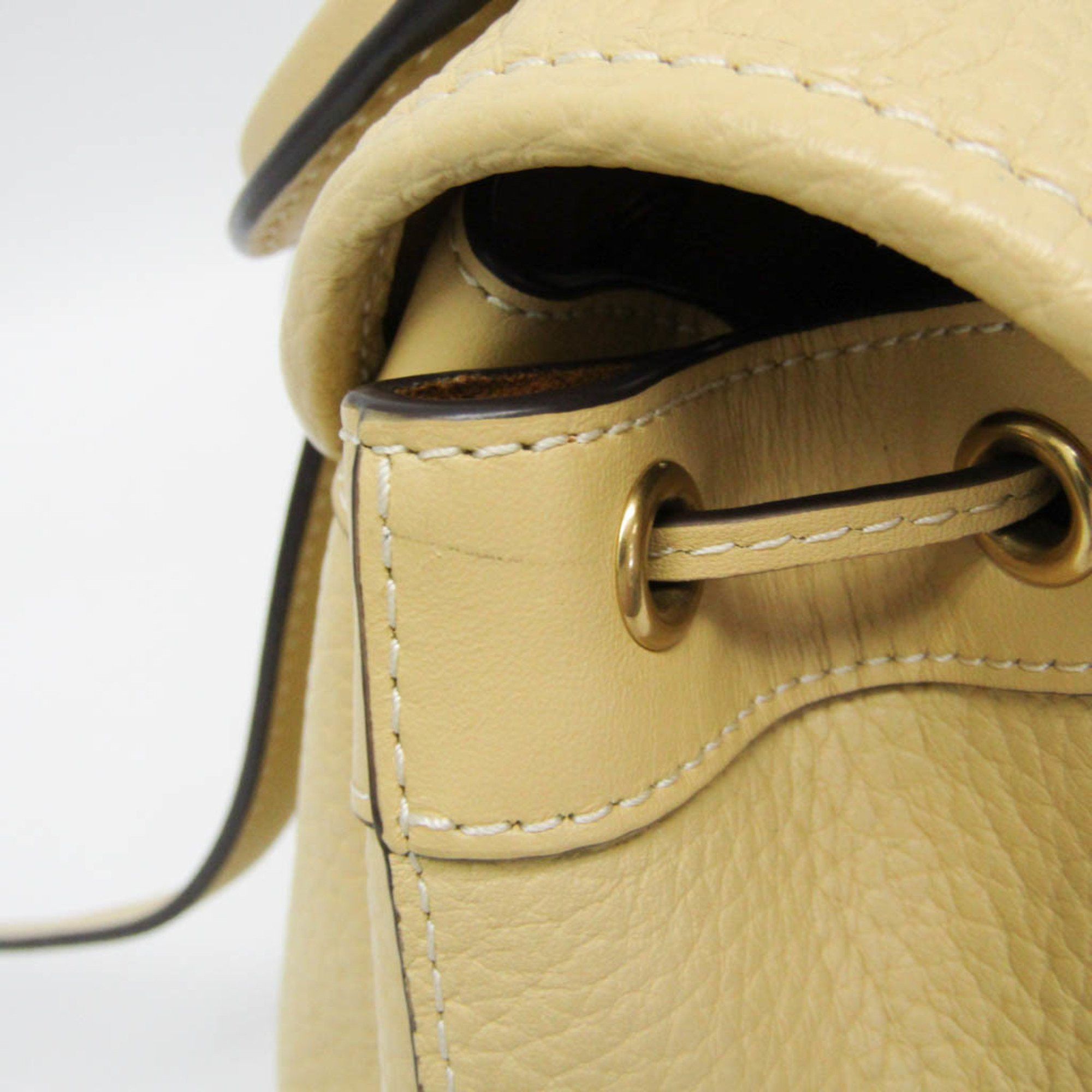 Coach Coach Leah Backpack 21 Women's Leather Backpack Yellow Size ONE SIZE - 9 Thumbnail