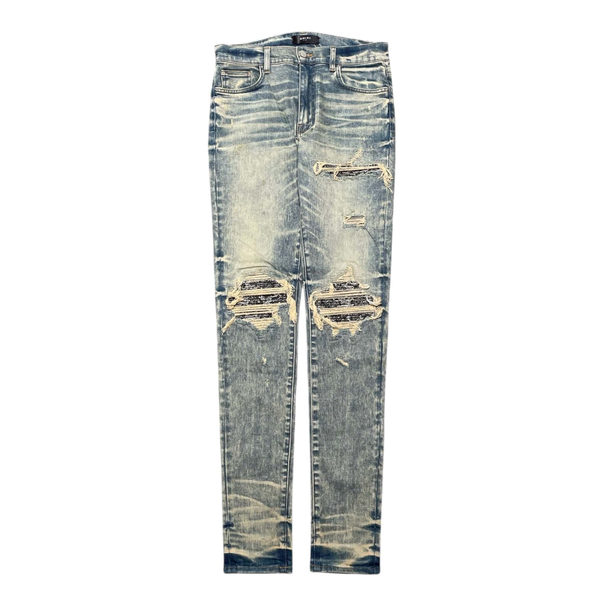 Dirty Indigo Amiri | Grailed