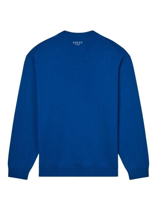 Kenzo KENZO Men Sweater FF55PU726 3LB67 Blue Size US S / EU 44-46 / 1 - 2 Thumbnail