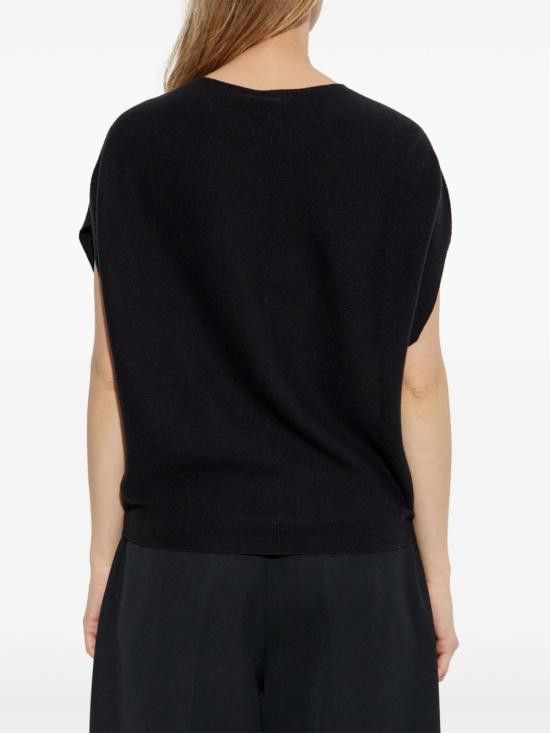 Emporio Armani EMPORIO ARMANI Women Sweater EW000958 AF15108UC001 Black Size XL / US 12-14 / IT 48-50 - 4 Thumbnail