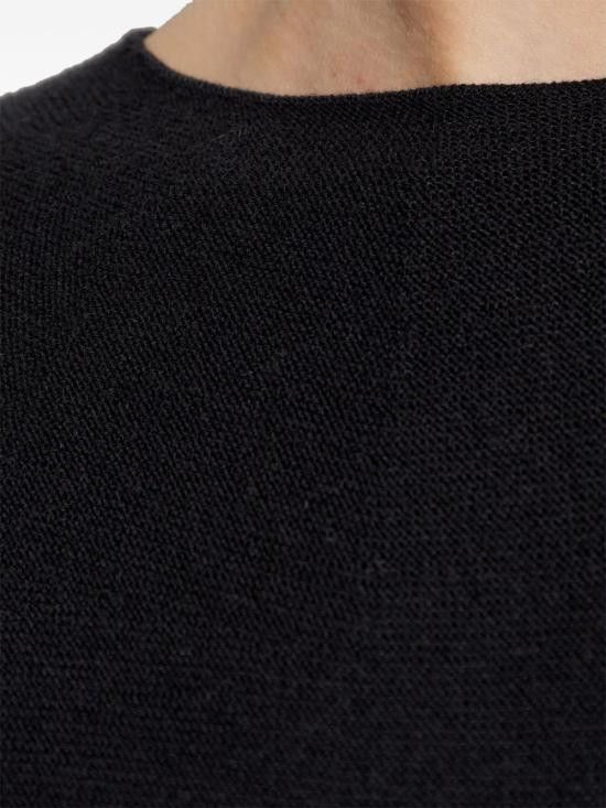 Emporio Armani EMPORIO ARMANI Women Sweater EW000958 AF15108UC001 Black Size XL / US 12-14 / IT 48-50 - 5 Thumbnail