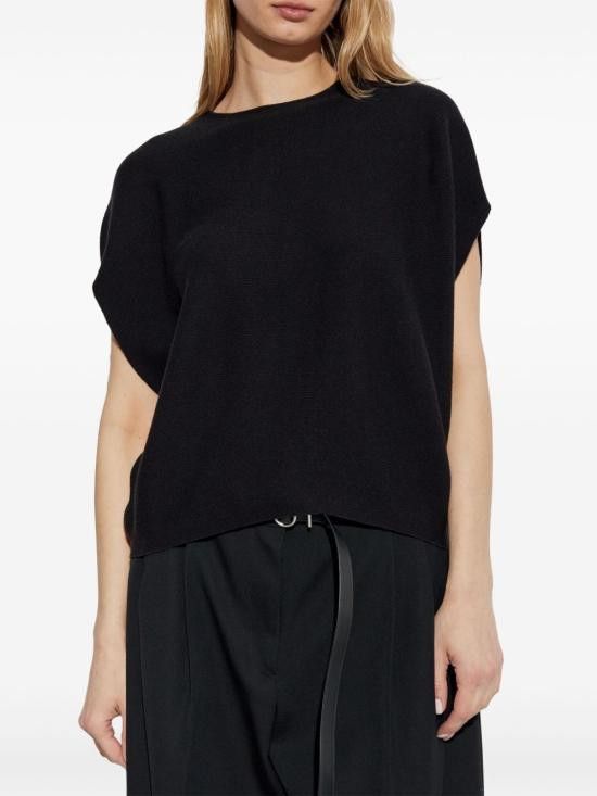 Emporio Armani EMPORIO ARMANI Women Sweater EW000958 AF15108UC001 Black Size XL / US 12-14 / IT 48-50 - 2 Thumbnail