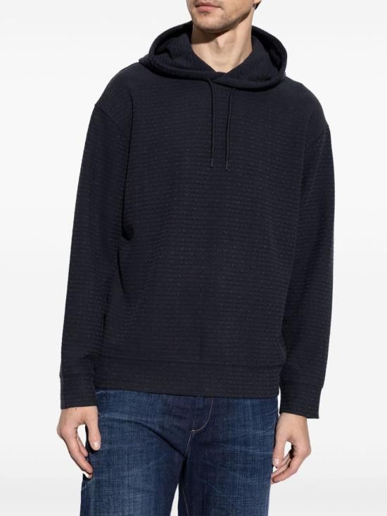 Emporio Armani EMPORIO ARMANI Women Hoodies EM001007 AF13700UB118 Blue Size S / US 4 / IT 40 - 5 Thumbnail
