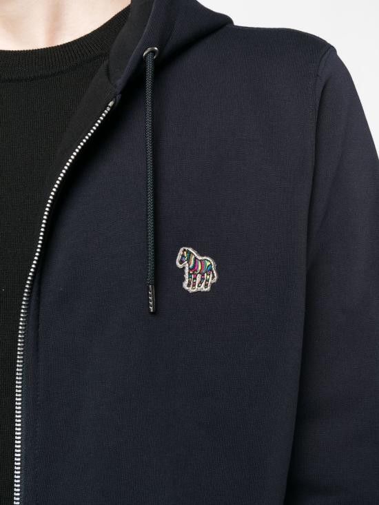 Paul Smith PAUL SMITH Women Hoodies M2R360R KZEBRA49 Black Size L / US 10 / IT 46 - 3 Thumbnail