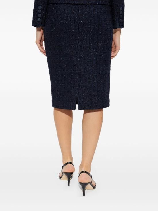 Emporio Armani EMPORIO ARMANI Women Mid Skirts EW001453 AF12520UB115 Blue Size 26" / US 2 / IT 38 - 5 Thumbnail