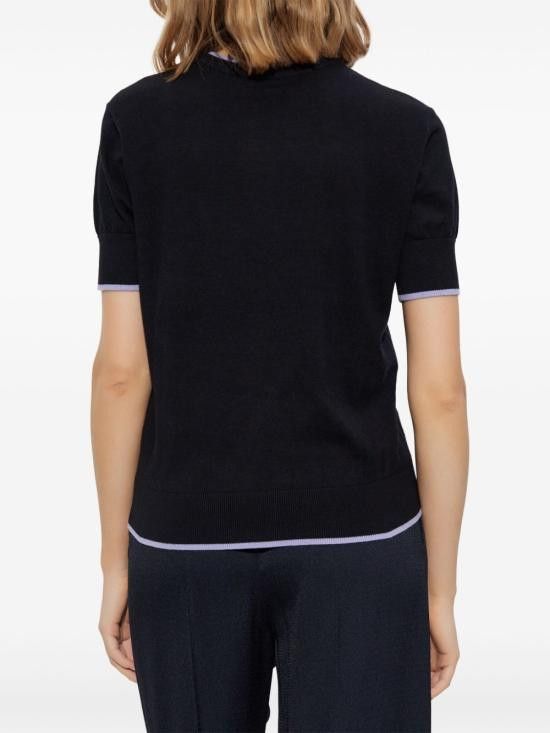 Emporio Armani EMPORIO ARMANI Women Sweater EW000939 AF15106MC001 Black Size L / US 10 / IT 46 - 2 Thumbnail