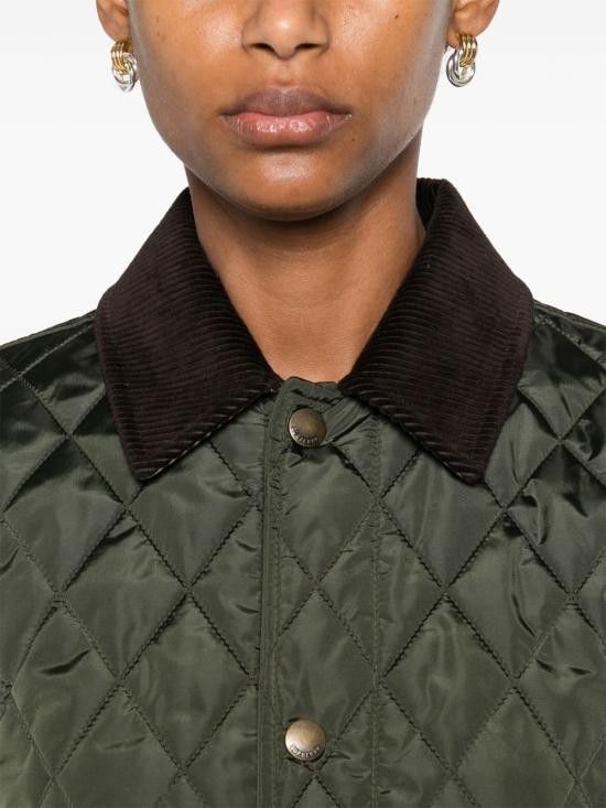 Burberry BURBERRY Women Jackets 8100826 C2491 Green Size L / US 10 / IT 46 - 4 Thumbnail