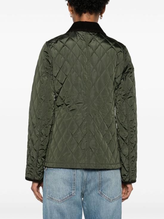 Burberry BURBERRY Women Jackets 8100826 C2491 Green Size XS / US 0-2 / IT 36-38 - 2 Thumbnail