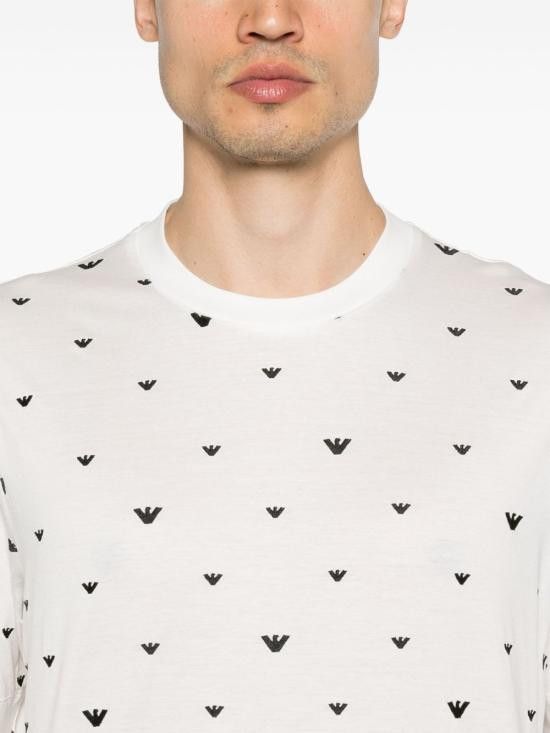 Emporio Armani EMPORIO ARMANI Men T-Shirts EM001400 AF10017F0085 White Size US XXL / EU 58 / 5 - 2 Thumbnail