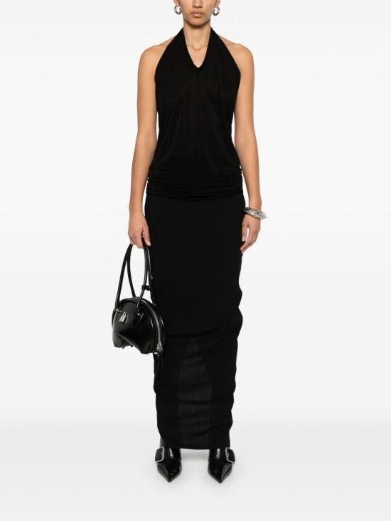 Rick Owens RICK OWENS Women Mid Skirts RP01E7331 WLP09 Black Size 28" / US 6 / IT 42 - 5 Thumbnail