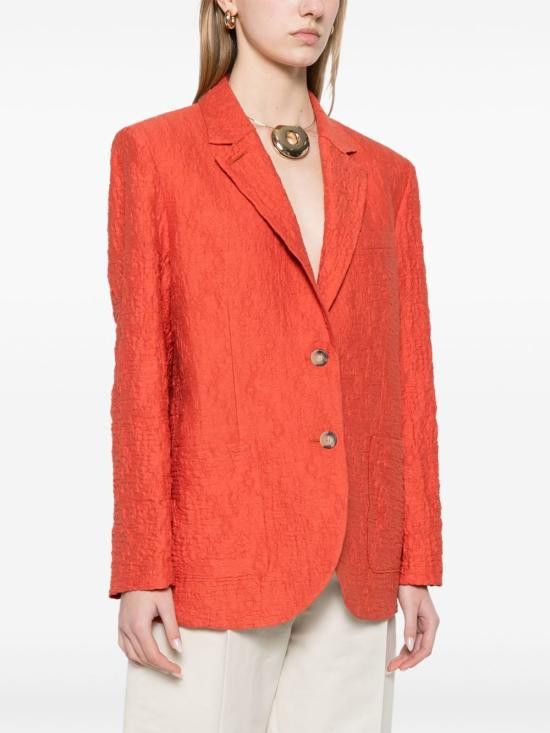 Harris Wharf London HARRIS WHARF LONDON Women Jackets A2535PYM YM03 Orange Size M / US 6-8 / IT 42-44 - 2 Thumbnail